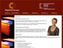 Tablet Screenshot of ongoingconcern.com.au